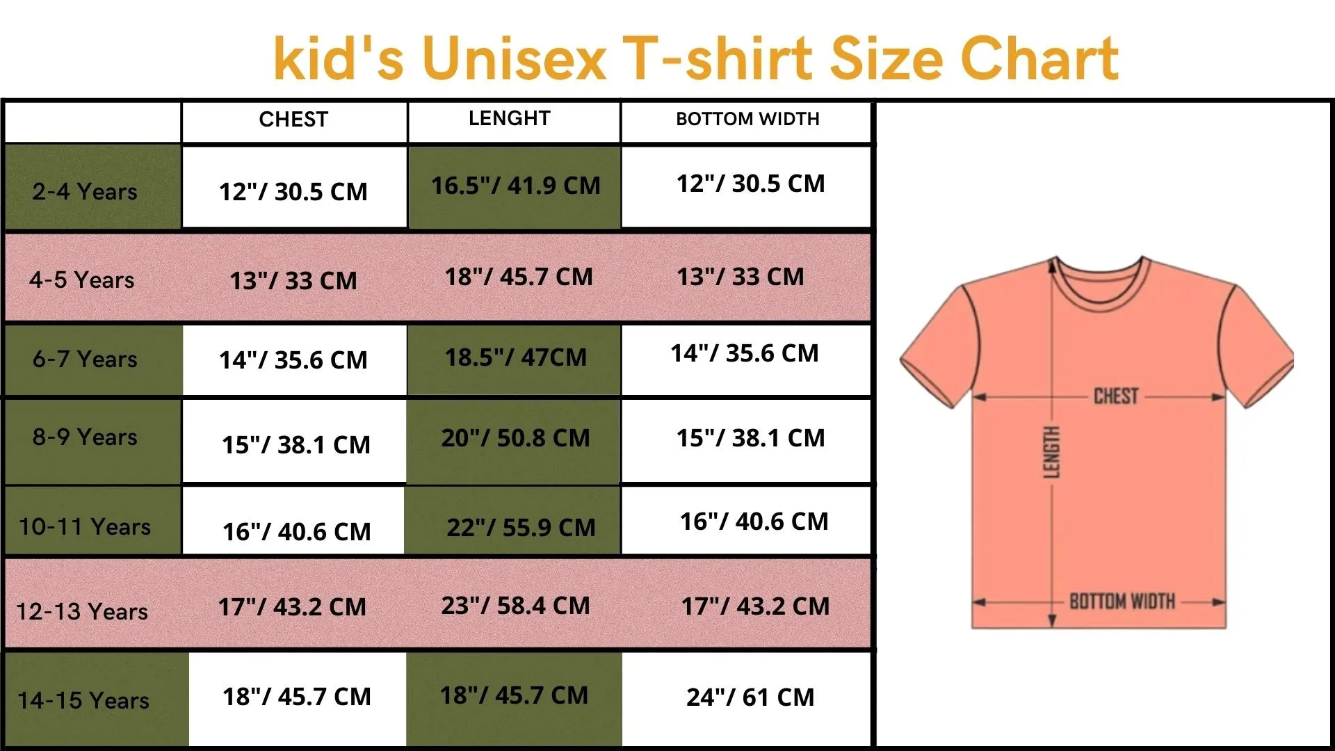 100% Cotton T-Shirt for Boys & Girls