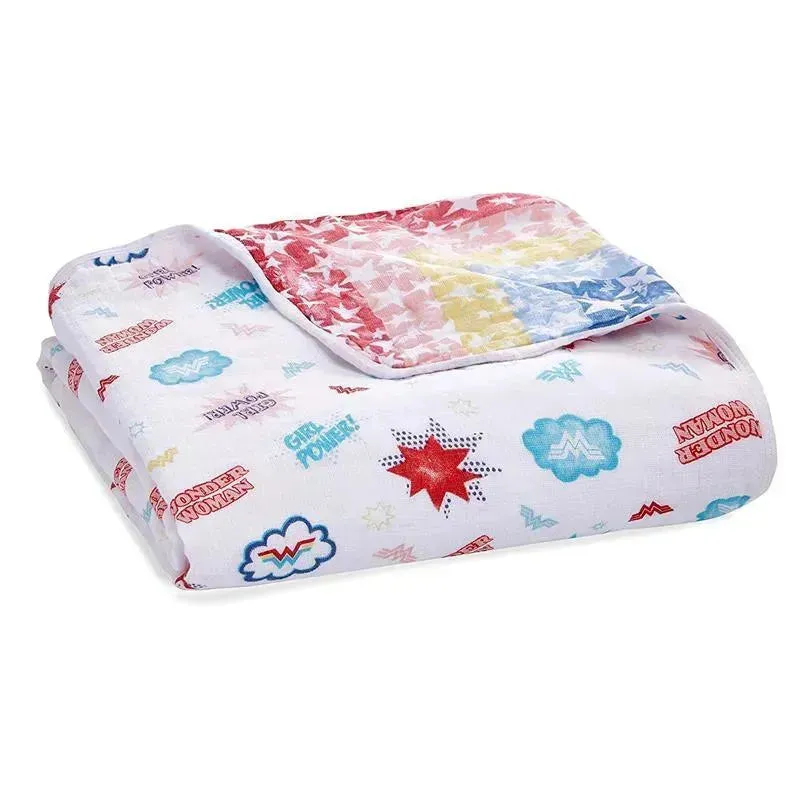 Aden   Anais Essentials Muslin Blanket Wonder Woman- Power Pop