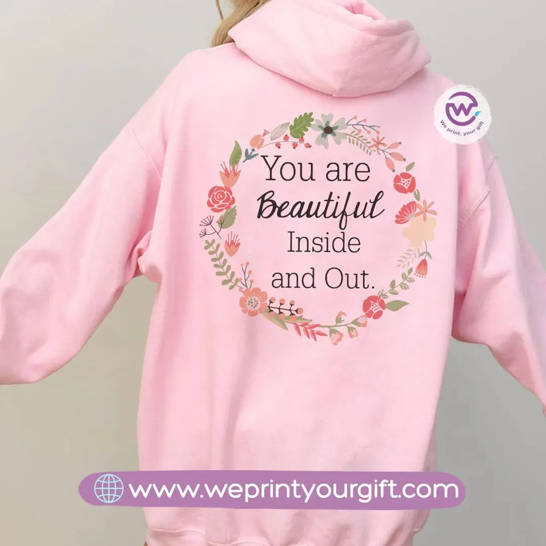 Adult hoodie-English Motivational Quotes