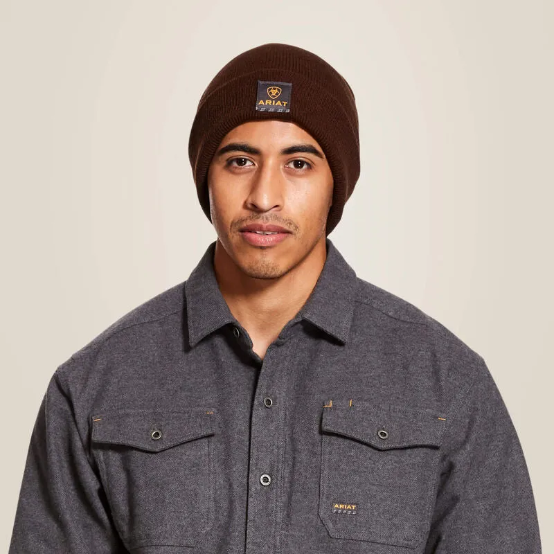 Ariat Brown Rebar Watch Cap