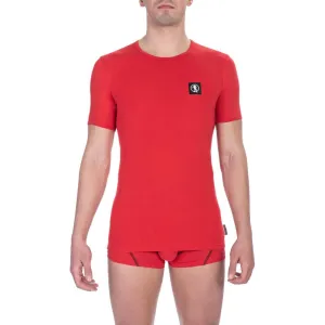 Bikkembergs "Red Cotton Men's T-Shirt"