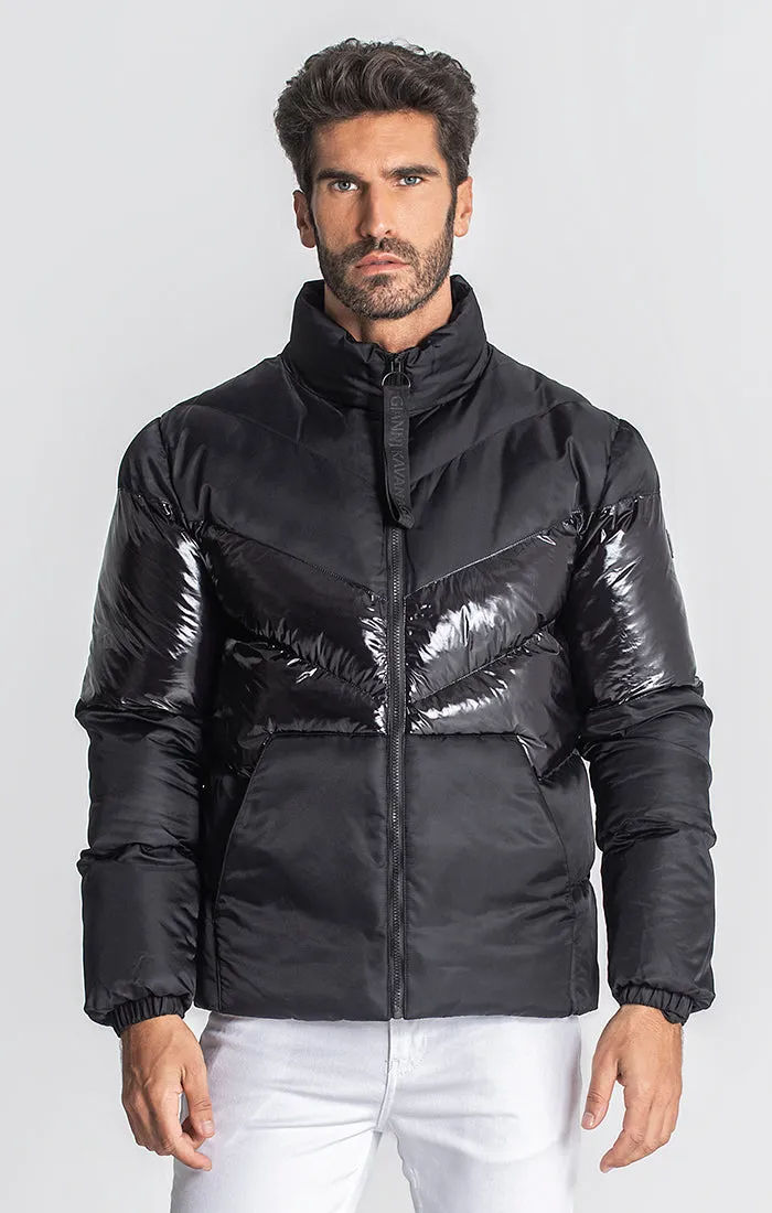 Black Division Puffer Jacket