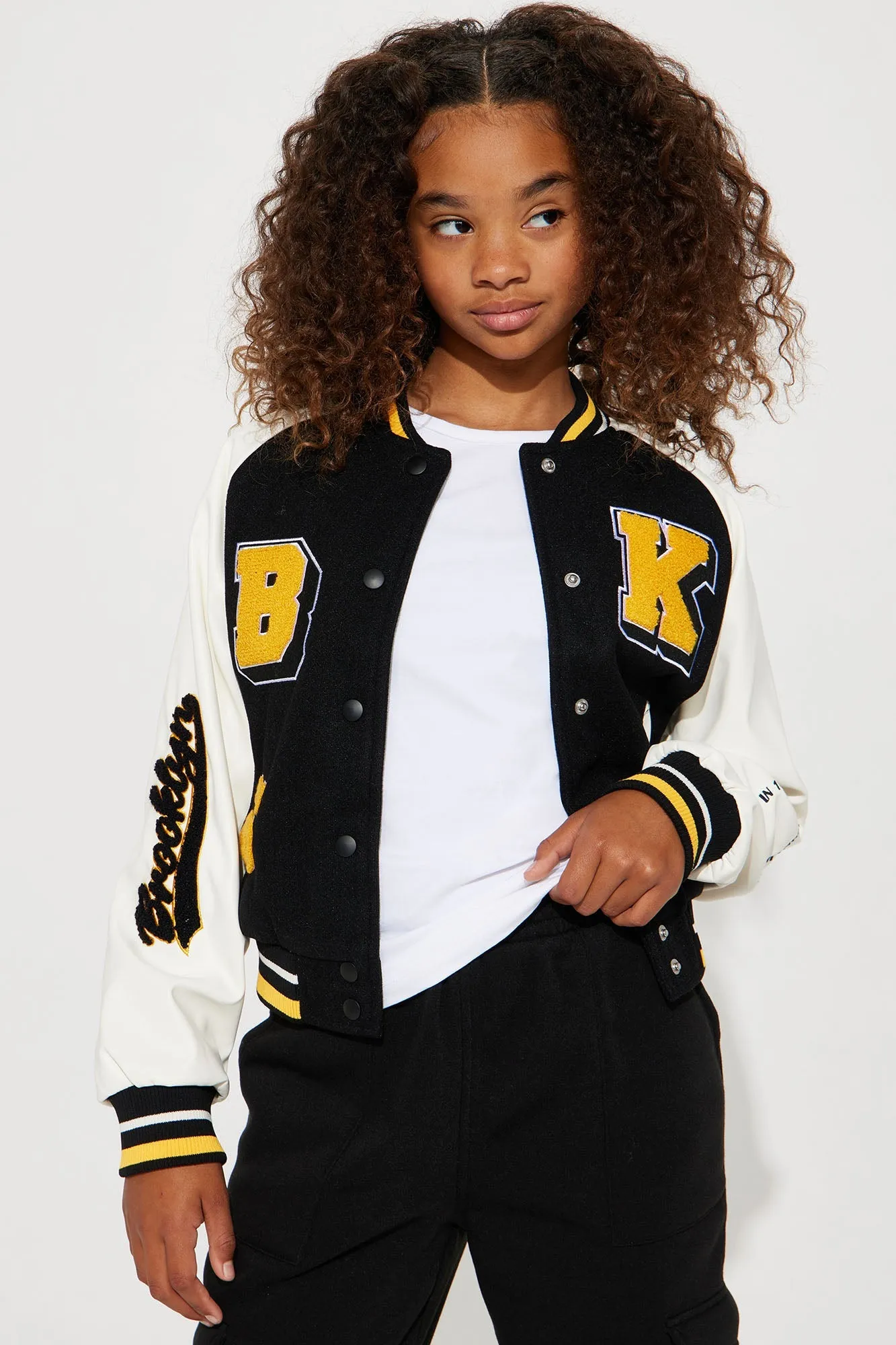 BlackTree Mini Wool Varsity Jacket