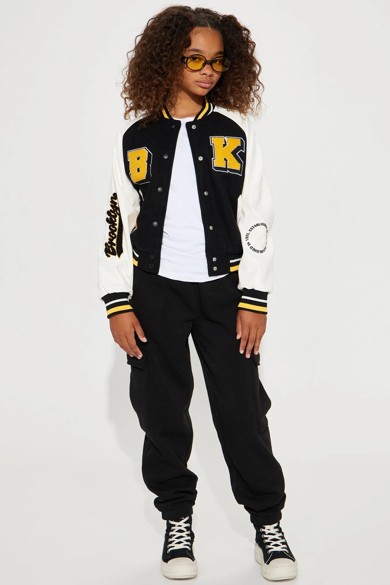 BlackTree Mini Wool Varsity Jacket