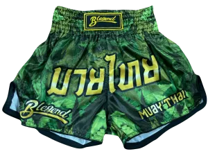 Blegend Boxing Shorts Green Jungle