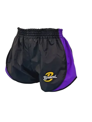 Blegend Boxing Shorts Powerhouse Black Purple