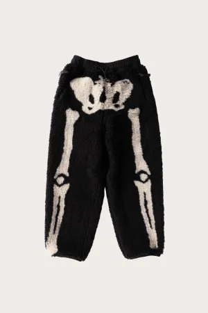 BONE Boa Fleece Easy Pants - Black