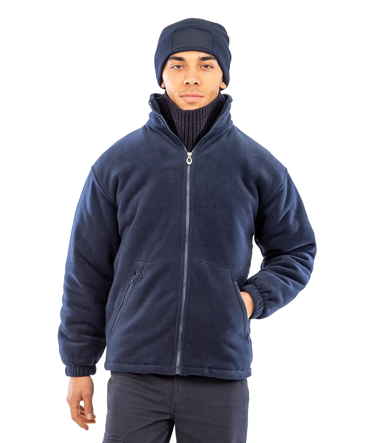 Core padded winter fleece | Navy