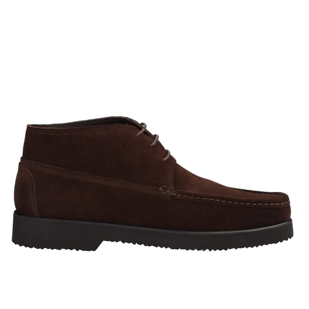 CORNELIANI Lace Up Ankle Boots BROWN