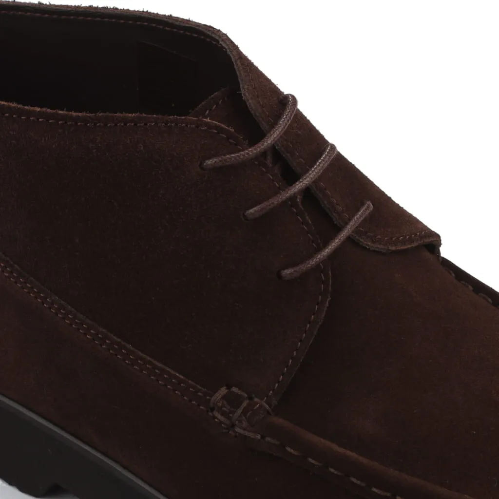 CORNELIANI Lace Up Ankle Boots BROWN