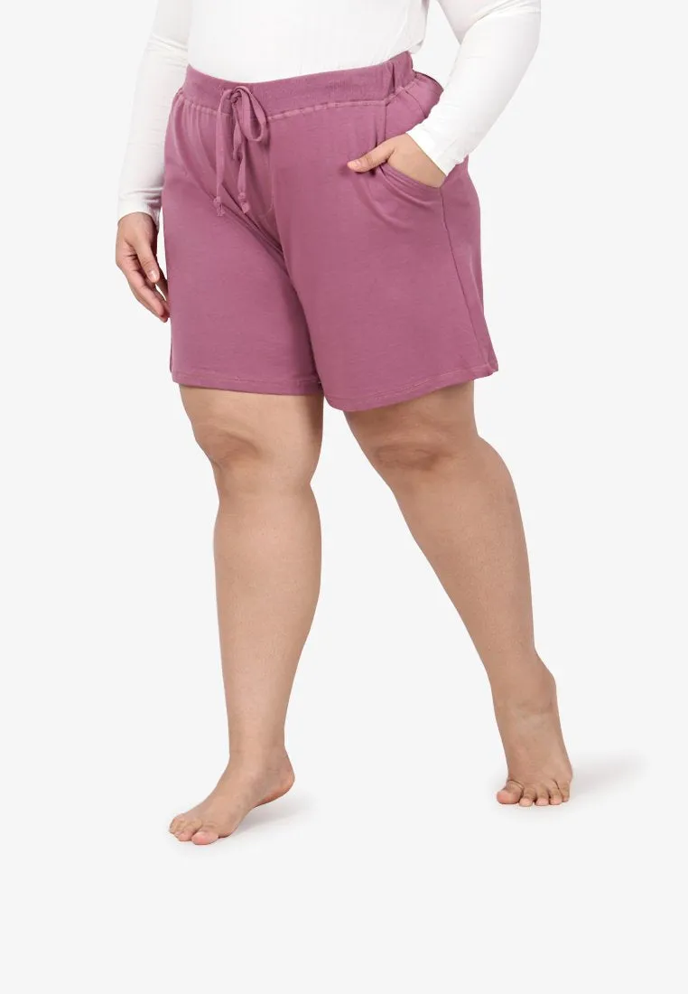 Ethel Easy Drawstring Shorts - Yam