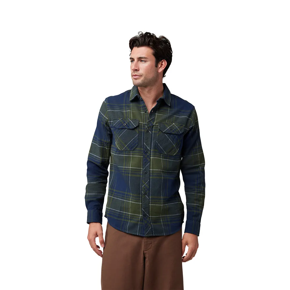 FOX TRAILDUST FLANNEL LS SHIRT [MIDNIGHT]