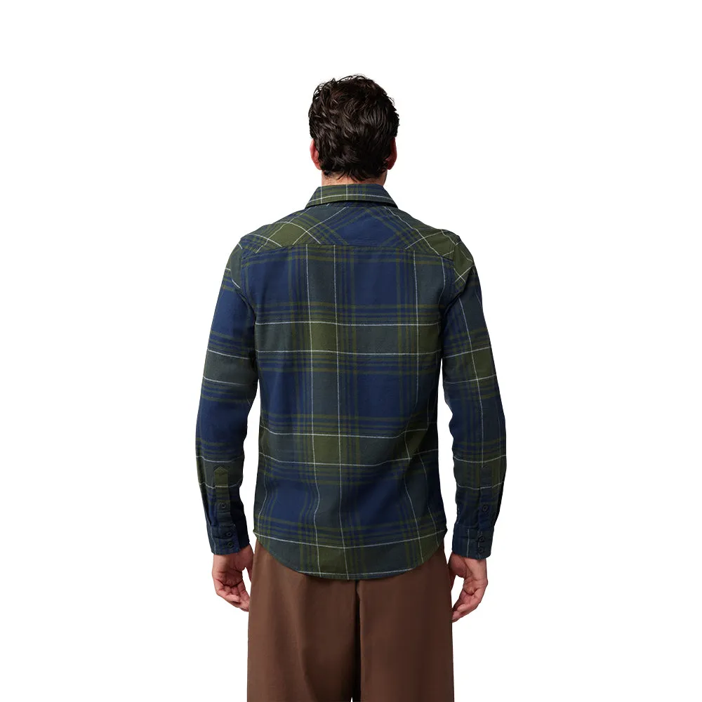 FOX TRAILDUST FLANNEL LS SHIRT [MIDNIGHT]