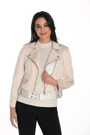 Frank Lyman Beige Knit Jacket