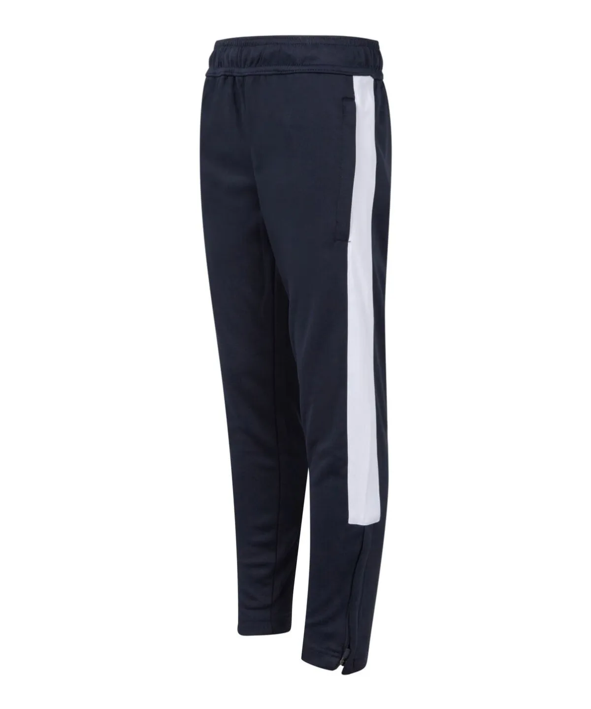 Kids knitted tracksuit pants | Navy/White