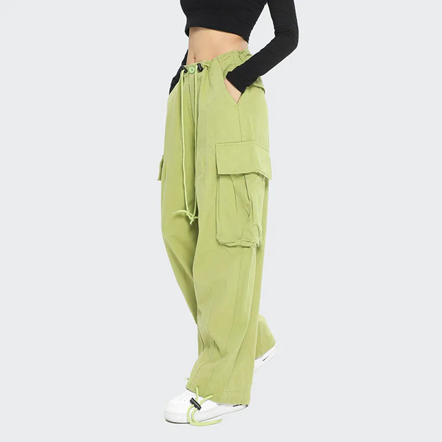 Minimalist Stylish Drawstring Cargo Pants