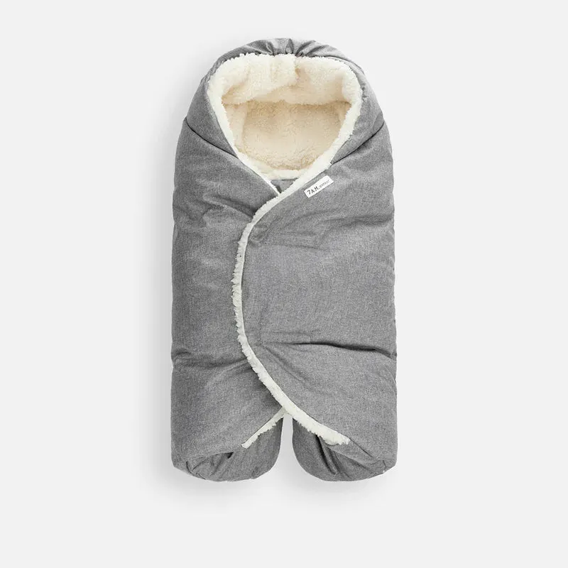 Nido Cloud Wrap - Heather Grey - Large 6m-18m