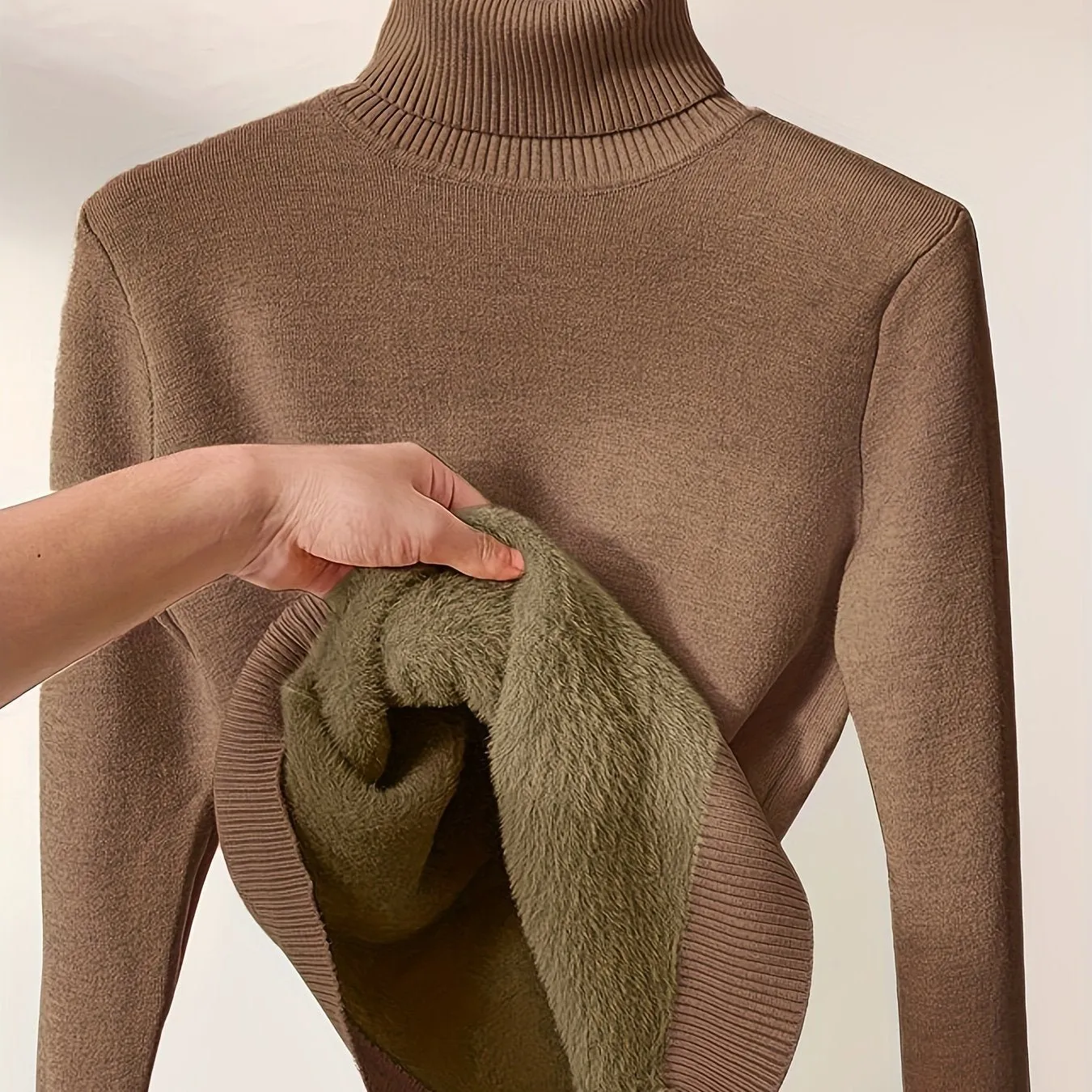 “Roll Neck Sweater: Oversized Turtleneck Sweater For Men & Women”