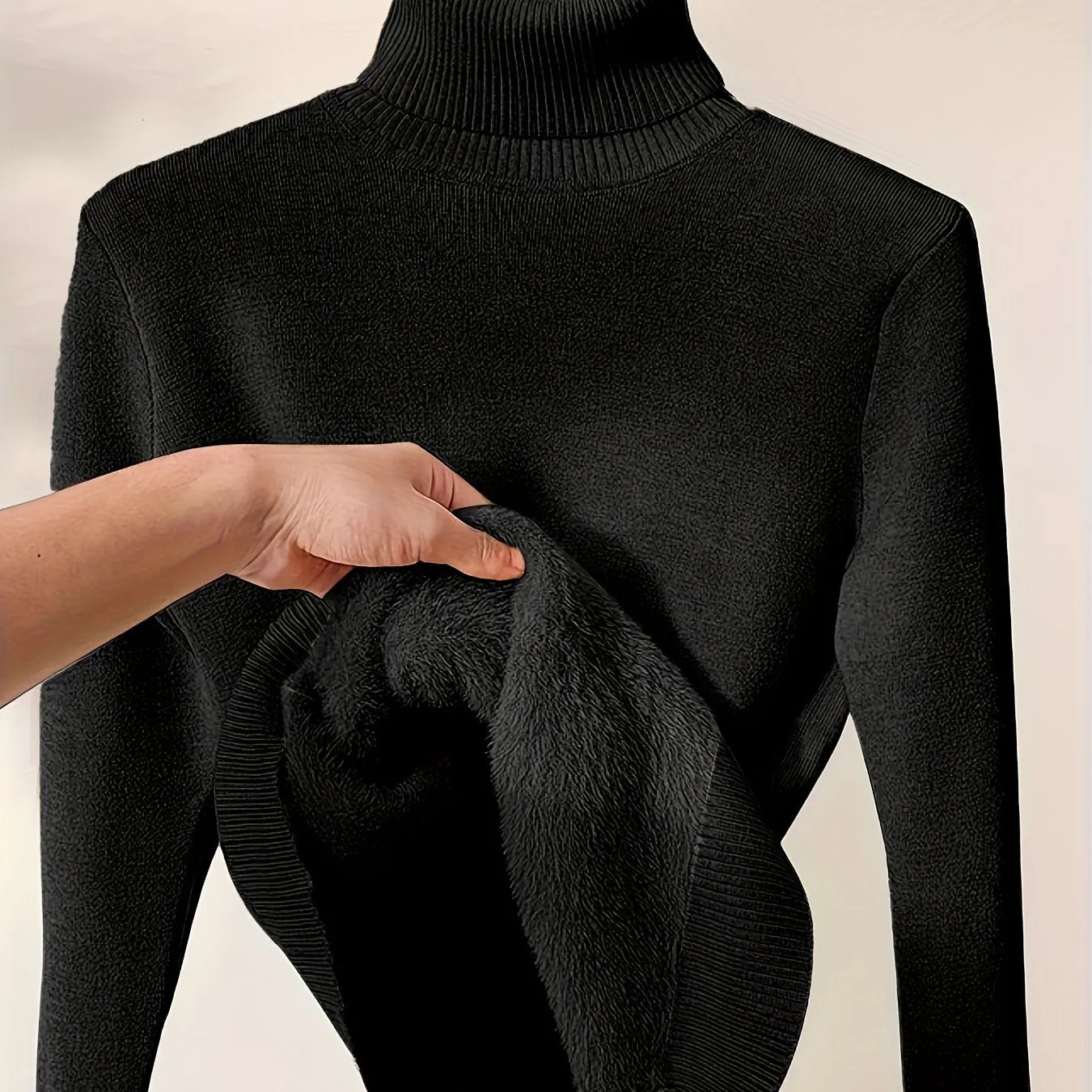 “Roll Neck Sweater: Oversized Turtleneck Sweater For Men & Women”