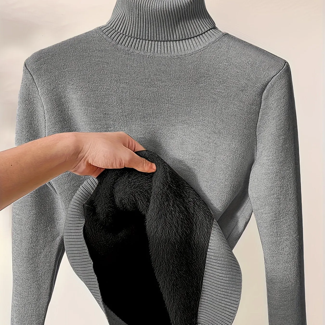 “Roll Neck Sweater: Oversized Turtleneck Sweater For Men & Women”