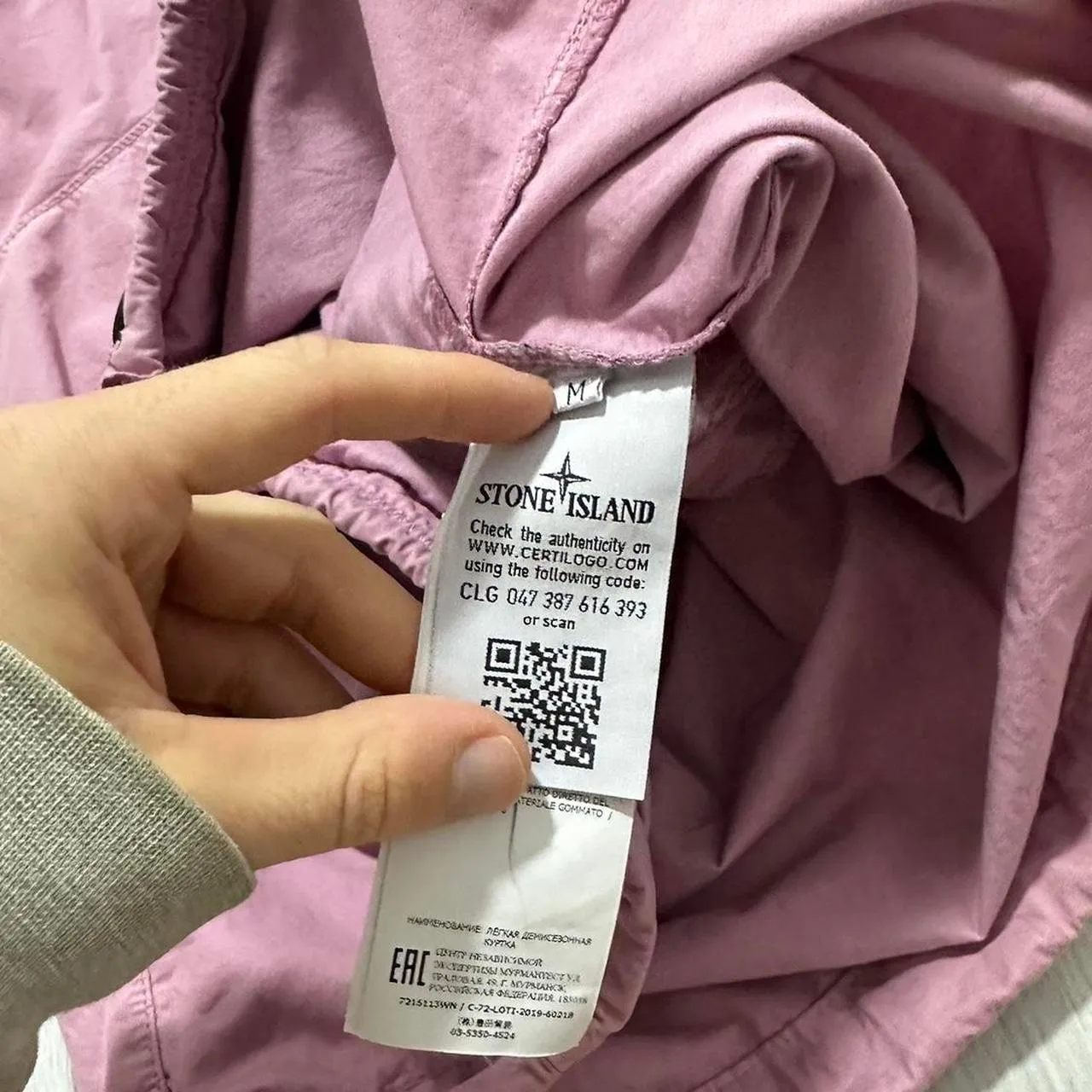 Stone Island Pink Smock Jacket