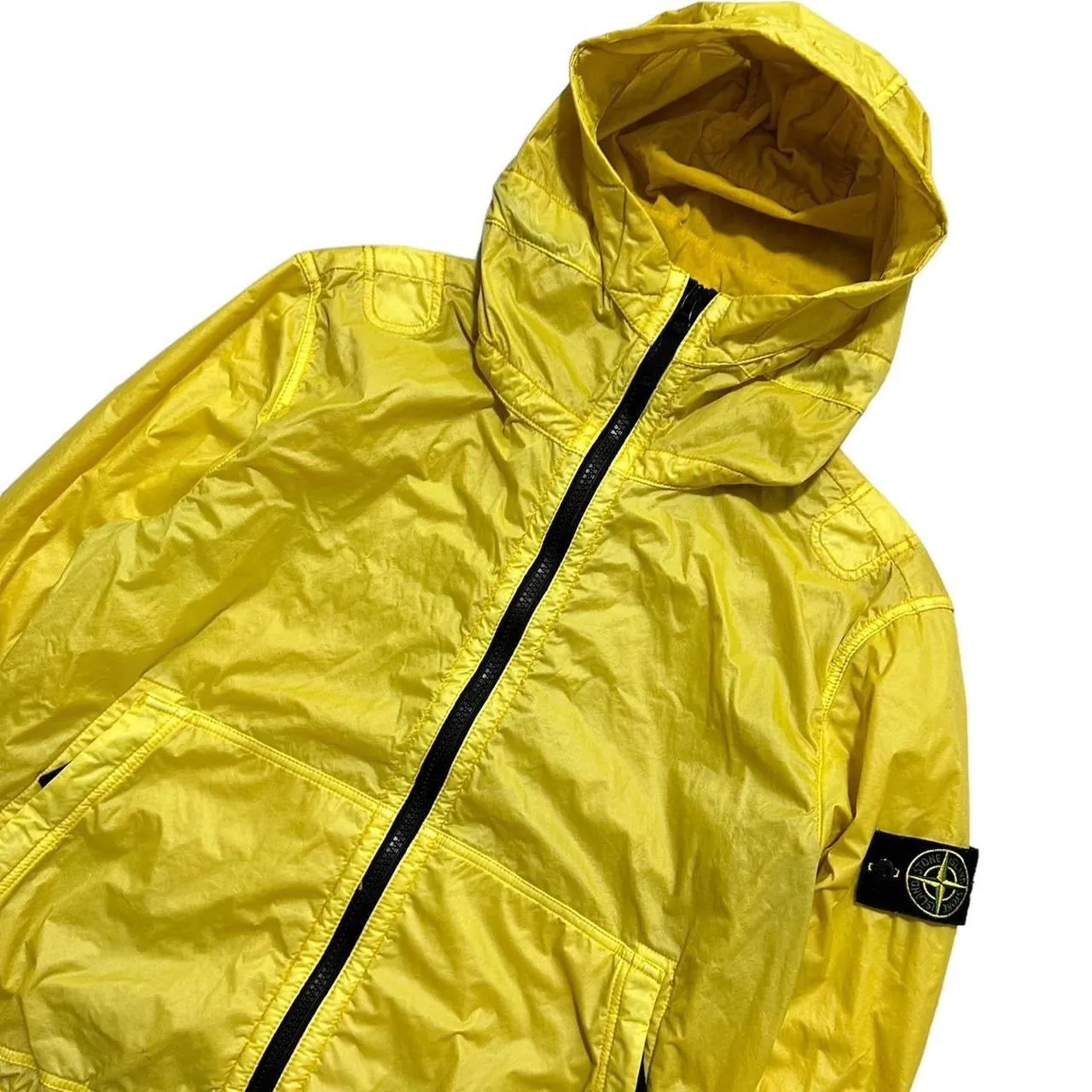 Stone Island Yellow Lamy Flock Jacket