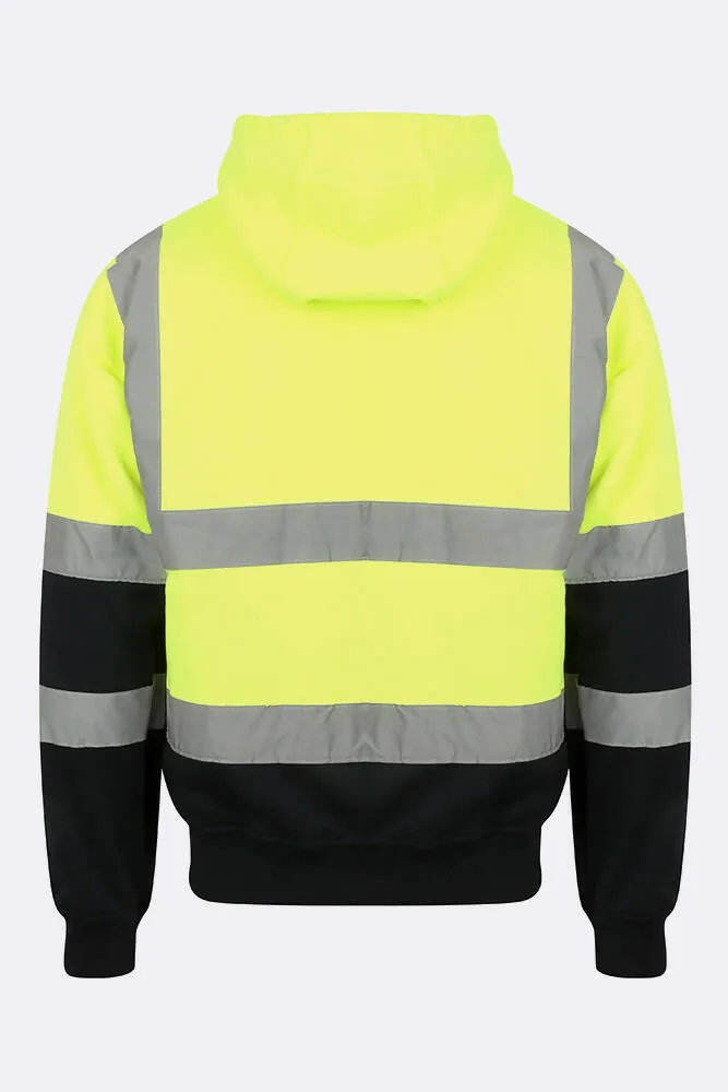 Unisex Hi VIZ Zipper Hoodie