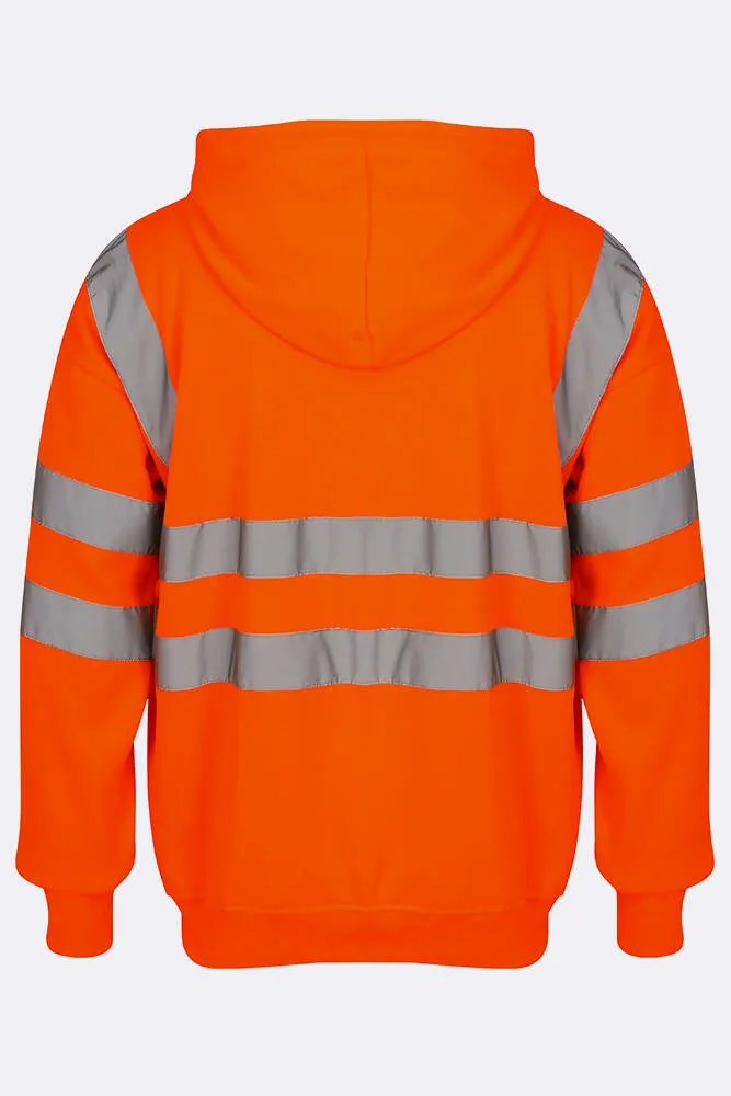 Unisex Hi VIZ Zipper Hoodie