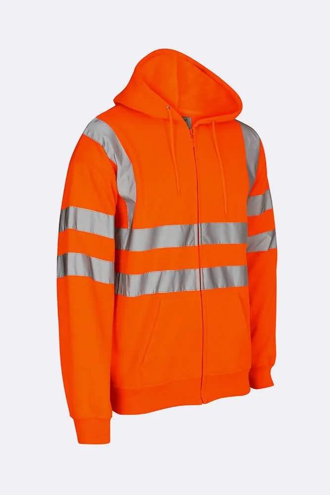 Unisex Hi VIZ Zipper Hoodie