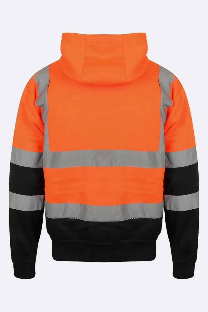 Unisex Hi VIZ Zipper Hoodie