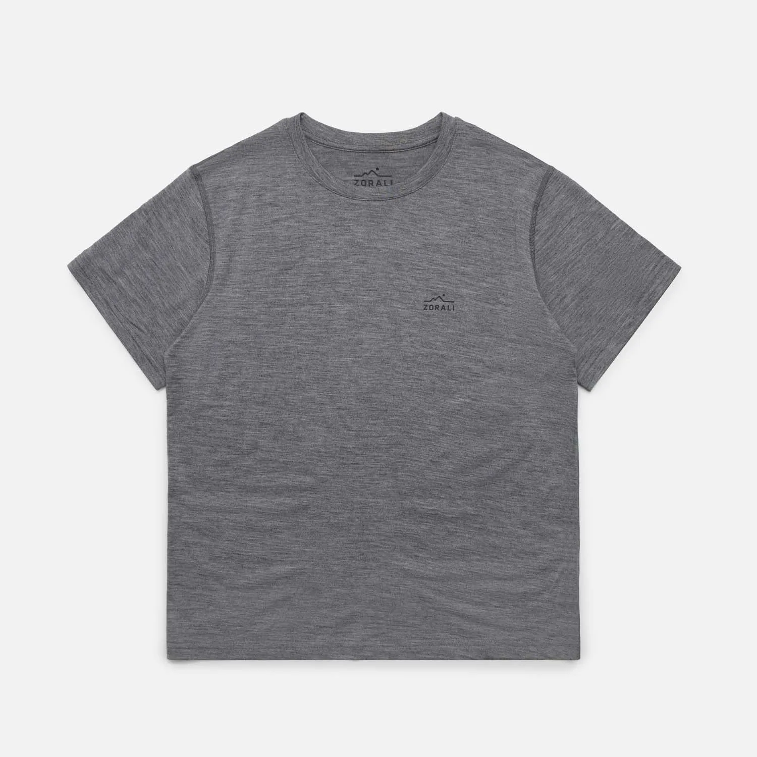 Womens Merino T-Shirt Grey Marle