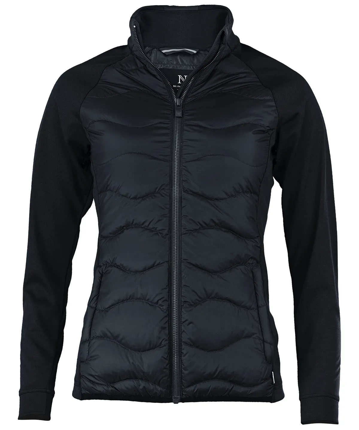 Womens Stillwater  premium hybrid down jacket | Black